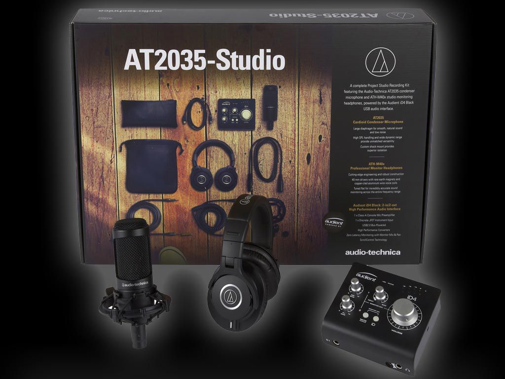 Audio-Technica et Audient présentent l&#039;Essential Studio Kit AT2035-Studio