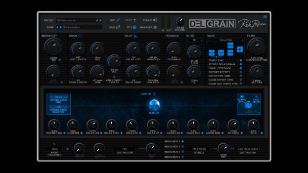 DelGrain : le nouveau délai granulaire de Rob Papen