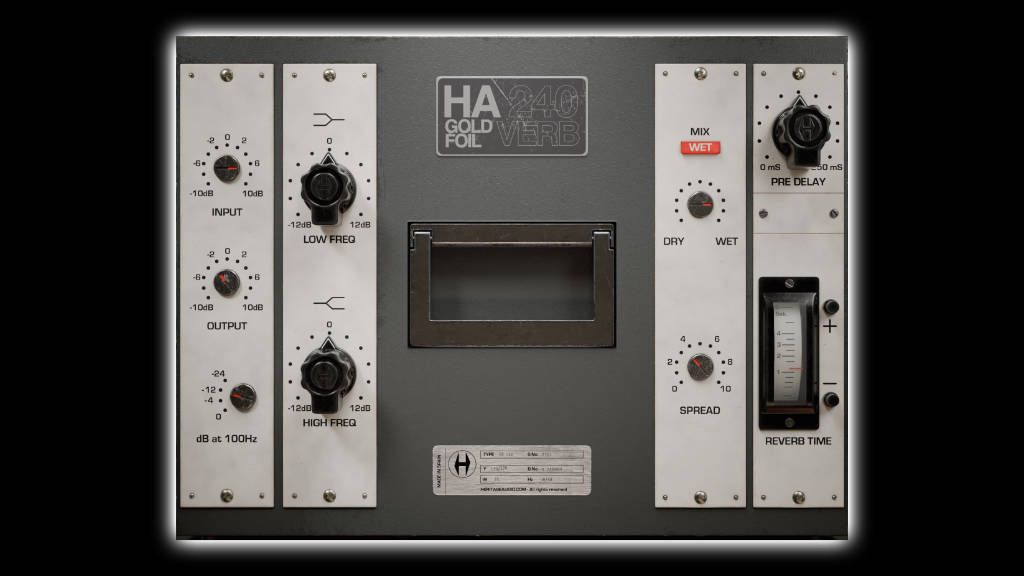 Heritage Audio présente le HA 240 Gold Foil Verb
