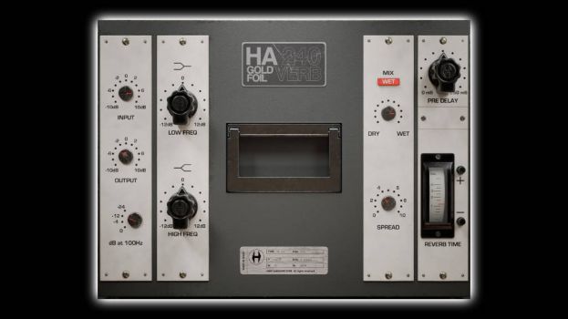 Heritage Audio présente le HA 240 Gold Foil Verb