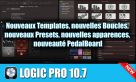 Update Logic Pro 10.7: nouveautés / améliorations