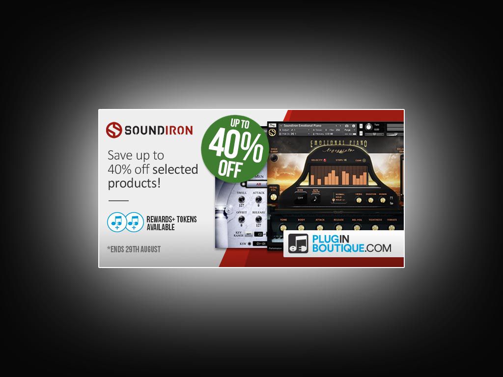 Jusqu&#039;à -40% chez Soundiron