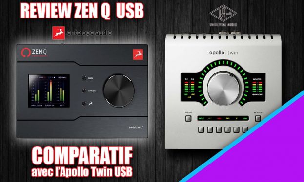Test Zen Q USB / comparatif Apollo Twin USB