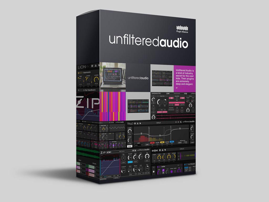 Plugin Alliance présente l&#039;Unfiltered Audio Bundle