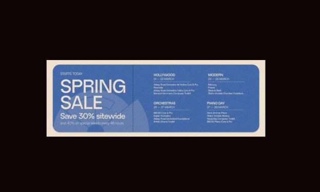 Le Spring Sale 2024 est lancé chez Spitfire Audio !