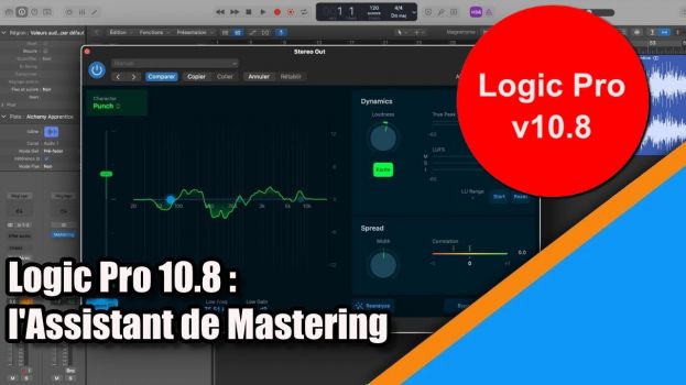 Logic Pro 10.8 : l&#039;Assisant Mastering