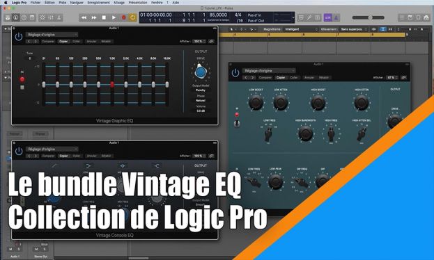 Présentation du bundle Vintage EQ Collection de Logic Pro