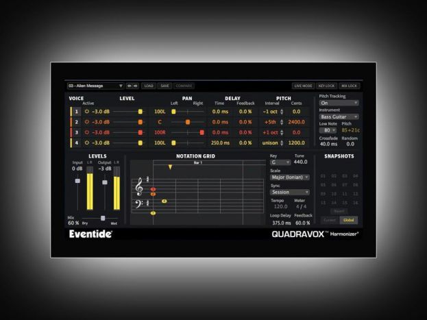 Le plug-in Quadravox d&#039;Eventide Gratos !