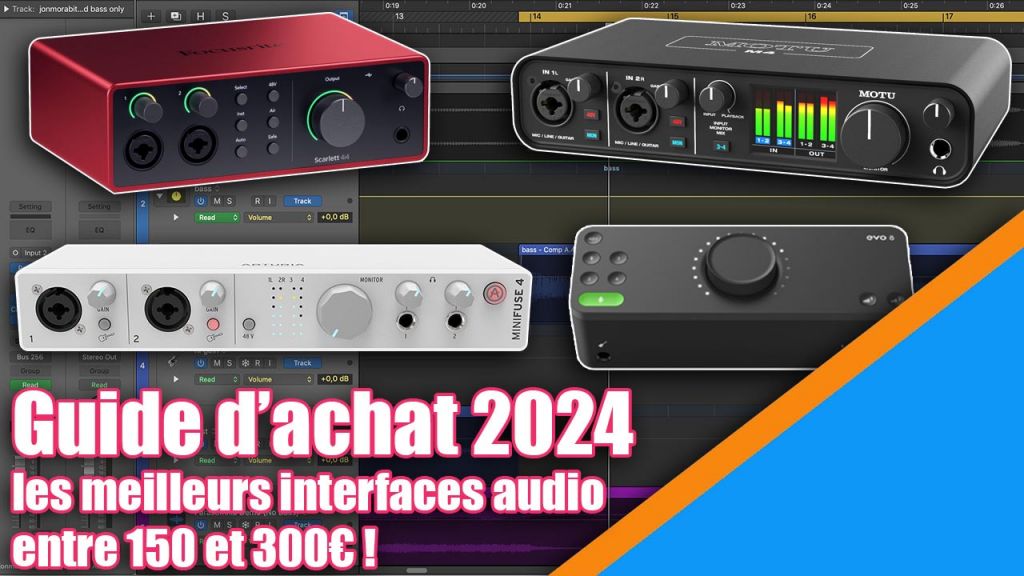 Guide d&#039;achat 2024 des meilleures interfaces audio entre 150 et 300€