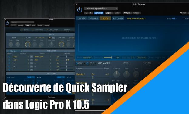 Découverte de Quick Sampler dans Logic Pro X 10.5