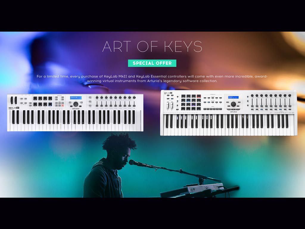 Arturia lance l&#039;opération &quot;Art of Keys&quot;