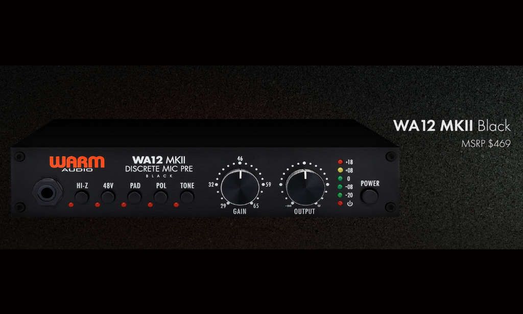 Warm Audio présente le WA12 MKII Black