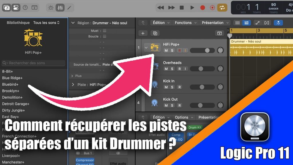 Tutoriel Logic Pro : les alternatives de Projet