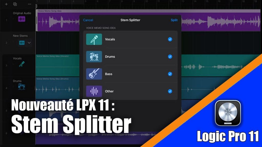 Tutoriel Logic Pro 11: le séparateur de Stem