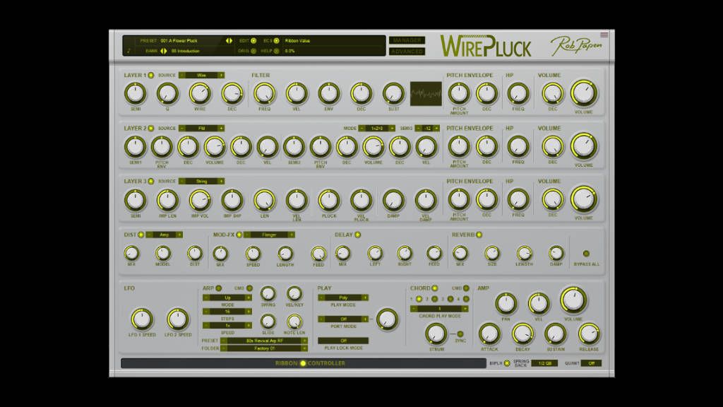 Rob Papen présente WirePluck