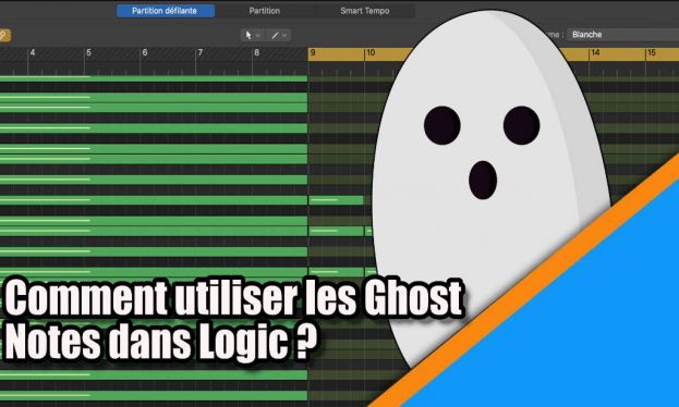 Tutoriel Logic Pro : comment utiliser les Ghost Notes dans Logic ?