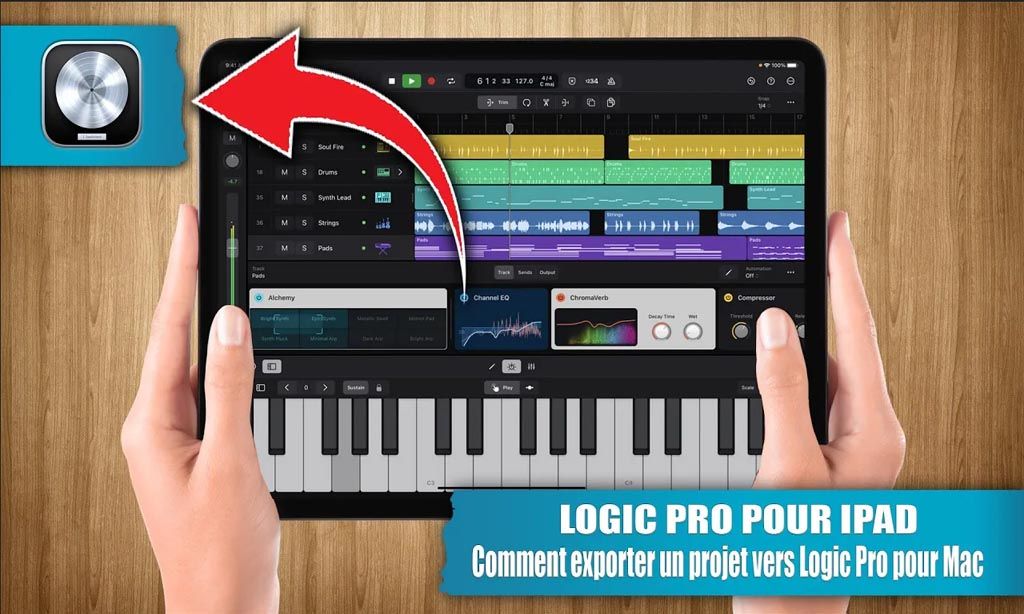 Logic Pro pour iPad: comment exporter un projet sur Logic Pro pour Mac ?