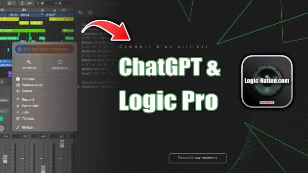 Tutoriel Logic Pro (VIP) : comment bien utiliser ChatGPT dans Logic Pro.