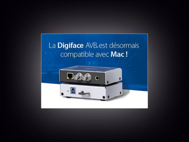 La Digiface AVB compatible Mac