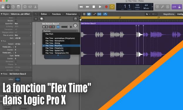 La fonction Flex Time dans Logic Pro X