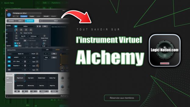 Tutoriel Logic Pro (VIP) :tout savoir sur l'instrument virtuel Alchemy !