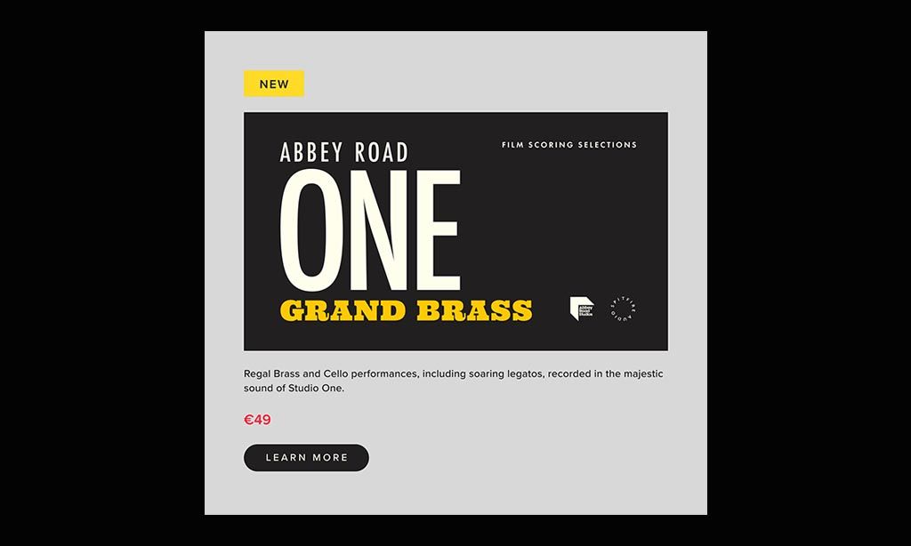 Abbey Road One : Grand Brass est arrivée !