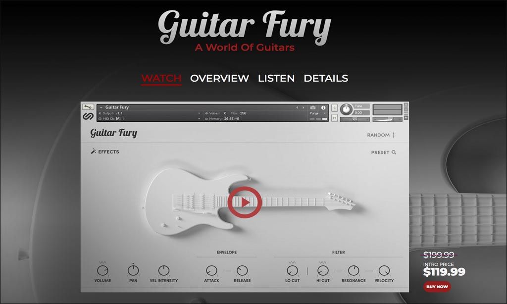 Sample Logic présente Guitar Fury