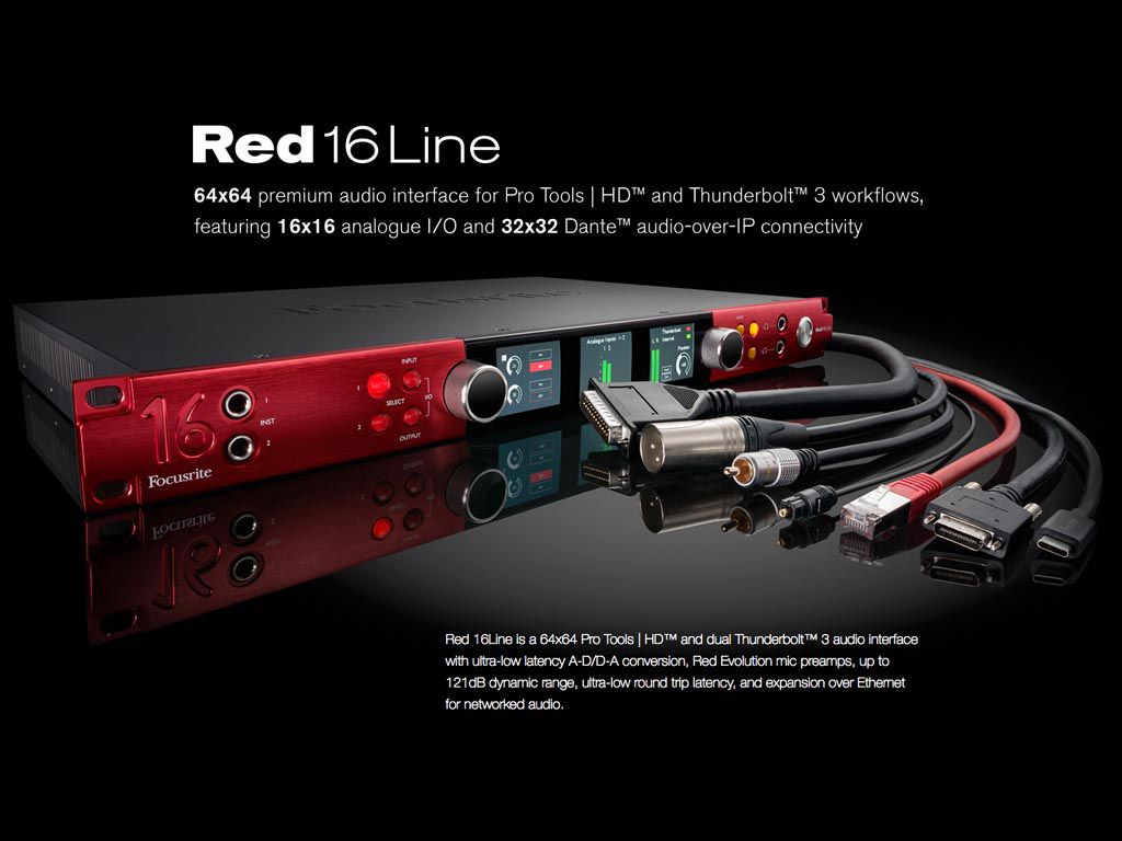 La Focusrite Red 16Line enfin disponible !