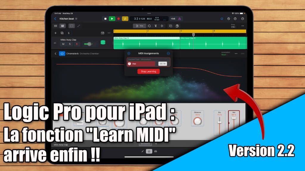 Tutoriel Logic Pro iPad version 2.2: le MIDI Learn débarque enfin !