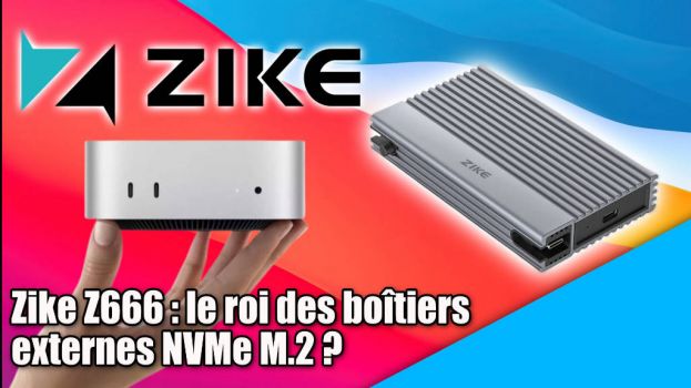 Test du boîtier externe NVMe M.2 Zike Z666