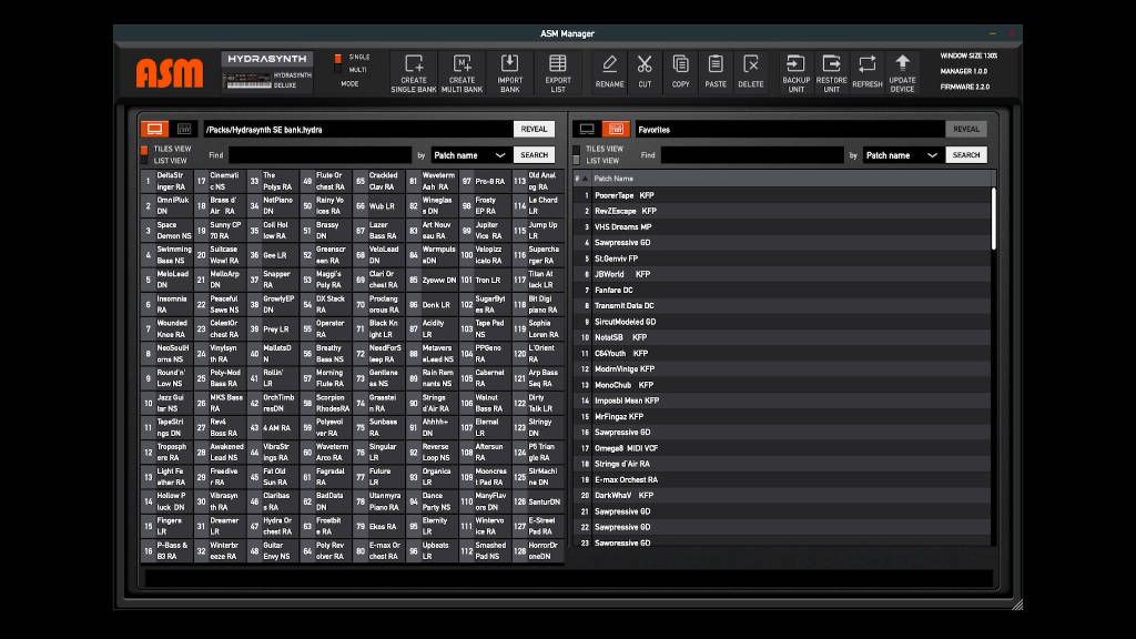 Du nouveau pour la série Hydrasynth !