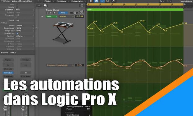 Les automations dans Logic Pro X