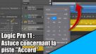 Tutoriel Logic Pro 11: petite astuce concernant la piste &quot;Accord&quot;